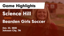 Science Hill  vs Bearden  Girls Soccer Game Highlights - Oct. 22, 2020