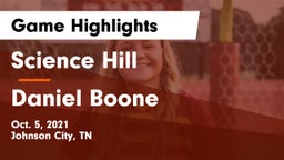 Science Hill  vs Daniel Boone  Game Highlights - Oct. 5, 2021