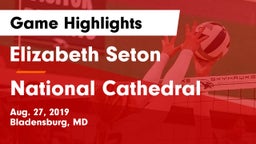 Elizabeth Seton  vs National Cathedral Game Highlights - Aug. 27, 2019