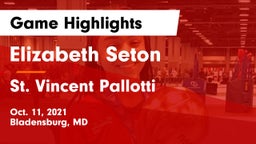 Elizabeth Seton  vs St. Vincent Pallotti  Game Highlights - Oct. 11, 2021
