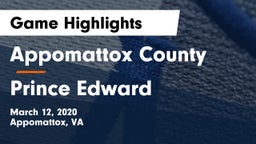 Appomattox County  vs Prince Edward Game Highlights - March 12, 2020