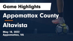 Appomattox County  vs Altavista Game Highlights - May 18, 2022