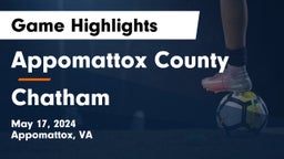 Appomattox County  vs Chatham Game Highlights - May 17, 2024