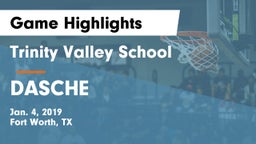Trinity Valley School vs DASCHE Game Highlights - Jan. 4, 2019