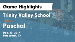 Trinity Valley School vs Paschal  Game Highlights - Dec. 10, 2019