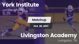 Matchup: York Institute vs. Livingston Academy 2017
