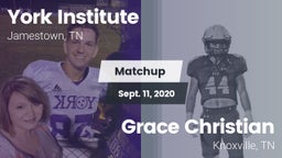 Matchup: York Institute vs. Grace Christian  2020