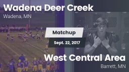 Matchup: Wadena-Deer Creek vs. West Central Area 2017