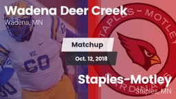 Matchup: Wadena-Deer Creek vs. Staples-Motley  2018