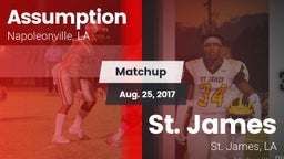 Matchup: Assumption vs. St. James  2017
