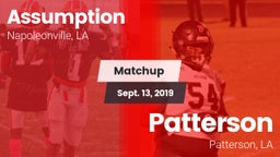 Matchup: Assumption vs. Patterson  2019