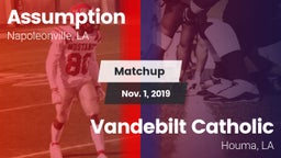 Matchup: Assumption vs. Vandebilt Catholic  2019