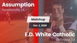 Matchup: Assumption vs. E.D. White Catholic  2020