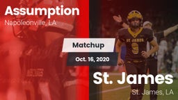Matchup: Assumption vs. St. James  2020