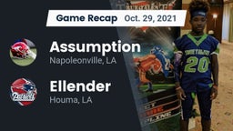 Recap: Assumption  vs. Ellender  2021