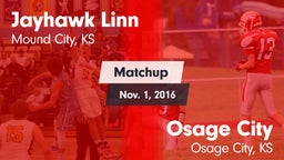 Matchup: Jayhawk Linn vs. Osage City  2016