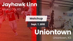 Matchup: Jayhawk Linn vs. Uniontown  2018