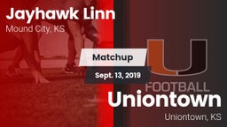 Matchup: Jayhawk Linn vs. Uniontown  2019