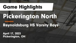 Pickerington North  vs Reynoldsburg HS Varsity Boys Game Highlights - April 17, 2023