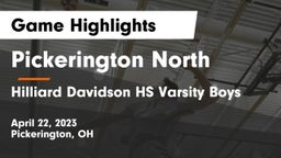 Pickerington North  vs Hilliard Davidson HS Varsity Boys Game Highlights - April 22, 2023