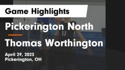 Pickerington North  vs Thomas Worthington  Game Highlights - April 29, 2023