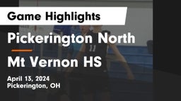 Pickerington North  vs Mt Vernon HS Game Highlights - April 13, 2024