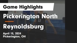 Pickerington North  vs Reynoldsburg  Game Highlights - April 15, 2024