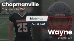 Matchup: Chapmanville vs. Wayne  2018