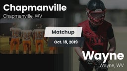 Matchup: Chapmanville vs. Wayne  2019