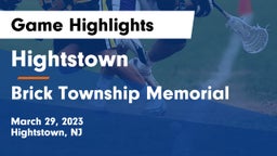 Hightstown  vs Brick Township Memorial  Game Highlights - March 29, 2023