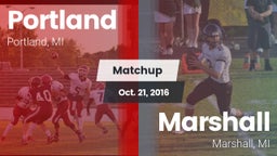 Matchup: Portland vs. Marshall  2016