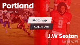 Matchup: Portland vs. J.W Sexton  2017