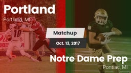 Matchup: Portland vs. Notre Dame Prep  2017