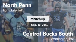Matchup: North Penn vs. Central Bucks South  2016