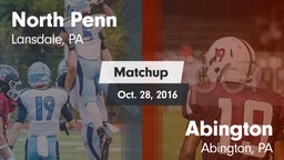 Matchup: North Penn vs. Abington  2016