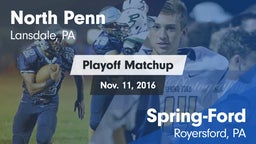 Matchup: North Penn vs. Spring-Ford  2016