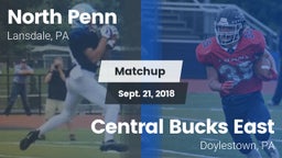 Matchup: North Penn vs. Central Bucks East  2018