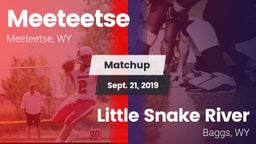Matchup: Meeteetse vs. Little Snake River  2019