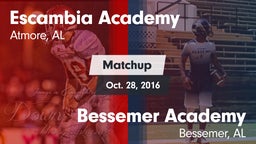 Matchup: Escambia Academy vs. Bessemer Academy  2016