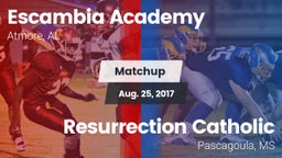 Matchup: Escambia Academy vs. Resurrection Catholic  2017