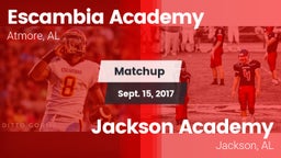 Matchup: Escambia Academy vs. Jackson Academy  2017