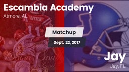 Matchup: Escambia Academy vs. Jay  2017