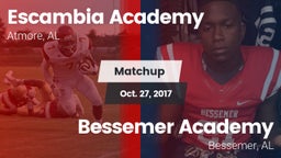 Matchup: Escambia Academy vs. Bessemer Academy  2017