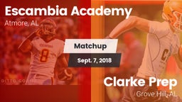 Matchup: Escambia Academy vs. Clarke Prep  2018