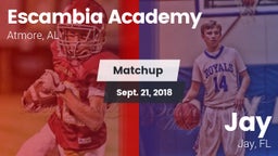 Matchup: Escambia Academy vs. Jay  2018