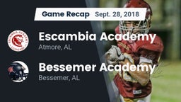 Recap: Escambia Academy  vs. Bessemer Academy  2018