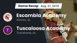 Recap: Escambia Academy  vs. Tuscaloosa Academy  2018