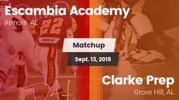 Matchup: Escambia Academy vs. Clarke Prep  2019