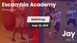 Matchup: Escambia Academy vs. Jay  2019