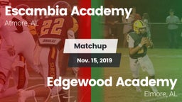 Matchup: Escambia Academy vs. Edgewood Academy  2019